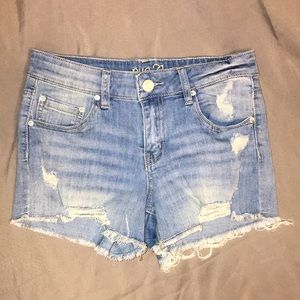Rue 21 Distressed Denim Shorts, Size 6